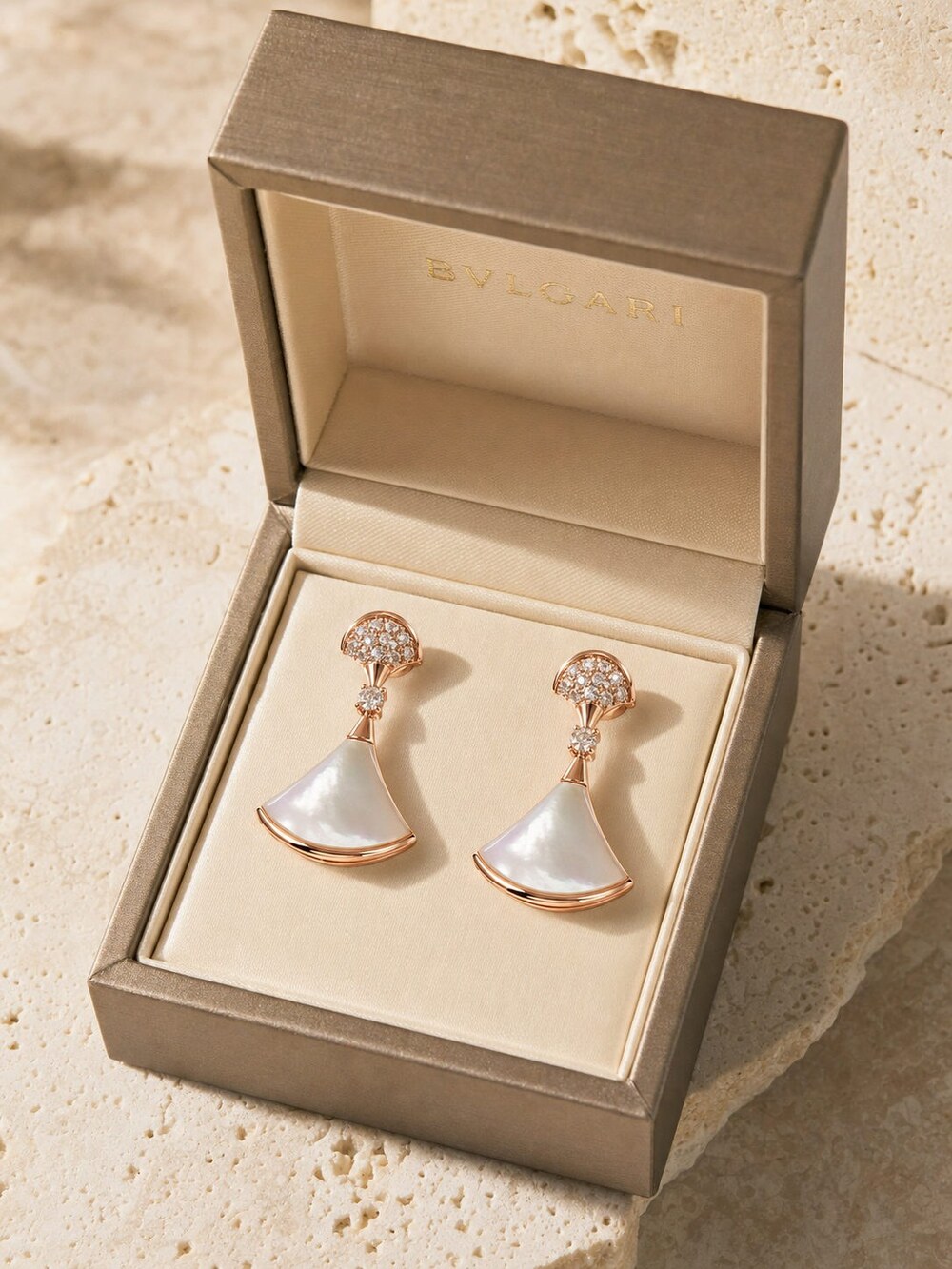 Bulgari Refined Statement Earrings Style 6 | New with Box - Picture 2 of 9